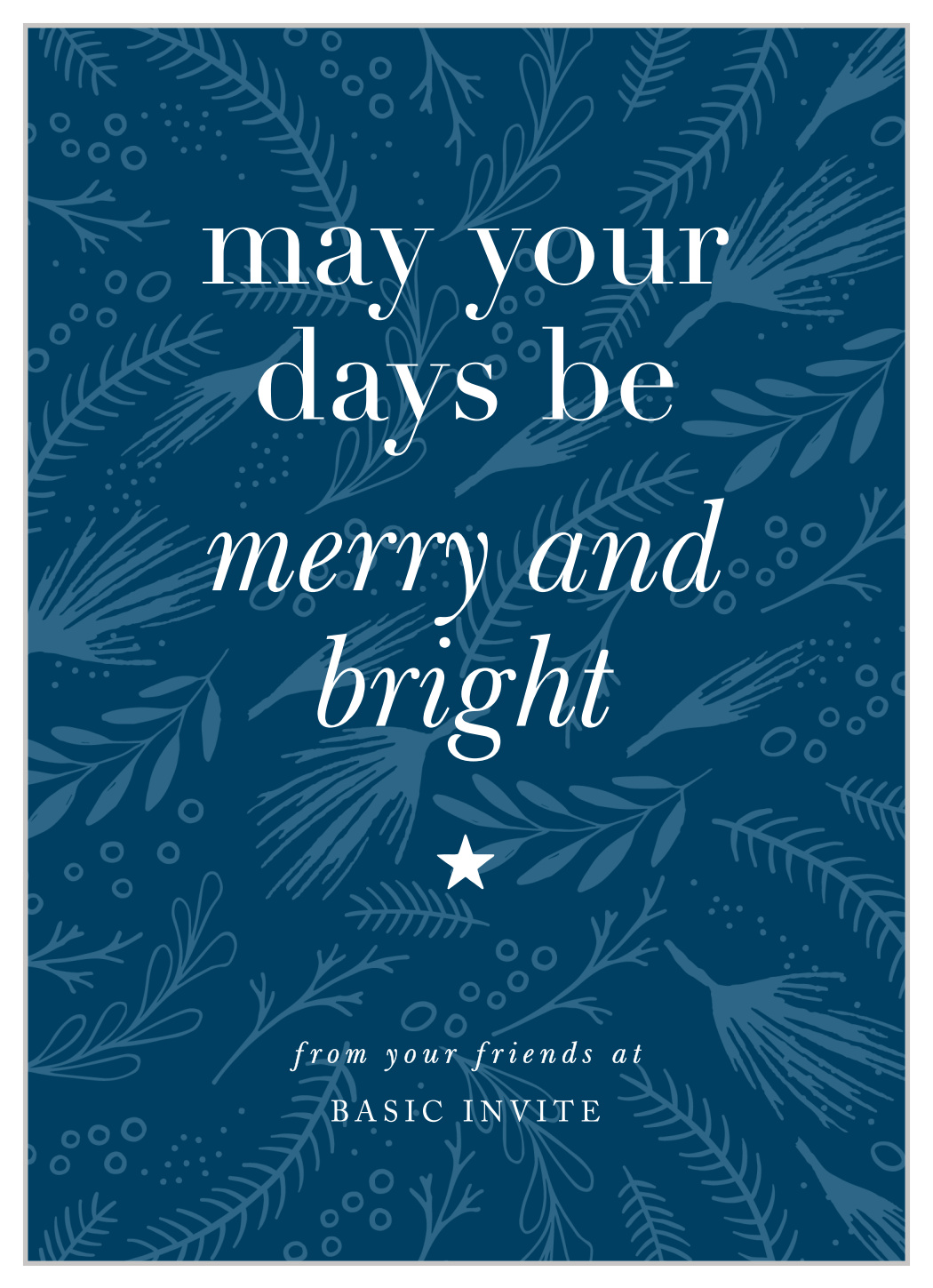 Best Wishes Corporate Holiday Cards