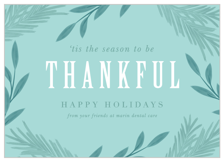 Our Frosted Pine Corporate Holiday Cards are the perfect way to show your appreciation of your clients and employees alike!