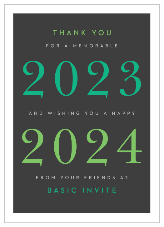 Start the holiday season off right with our Year To Year Corporate Holiday Cards.