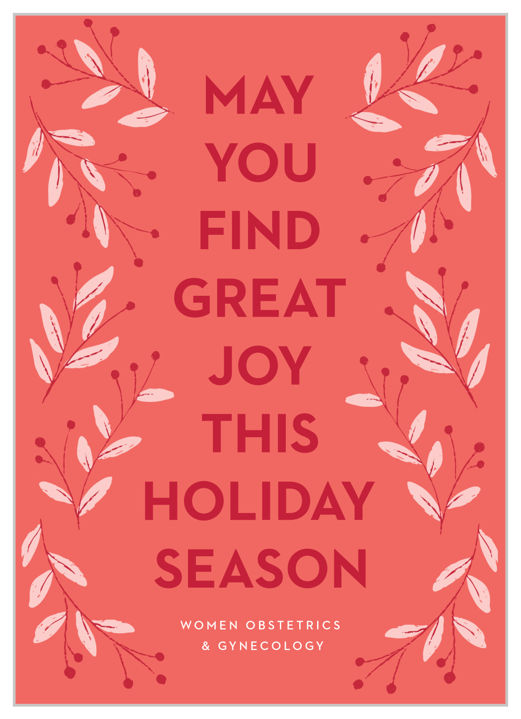 Great Joy Corporate Holiday Cards