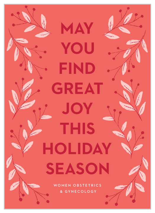 Our Great Joy Corporate Holiday Cards are the perfect way to share your appreciation for clients and employees alike!