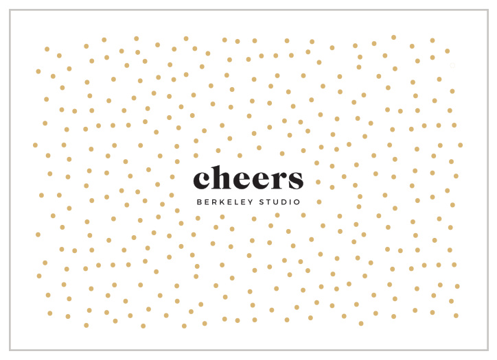 Get the perfect holiday card for all your employees and clients with our Dotted Cheers Corporate Holiday Cards.