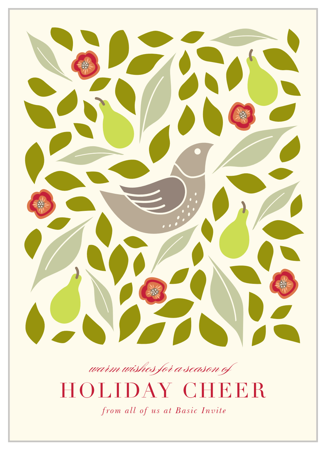 Pear Tree Corporate Holiday Cards
