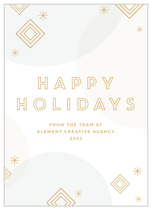 Our Modern Christmas Corporate Holiday Cards are a wonderful way to share your festive cheer to both your employees and clients!