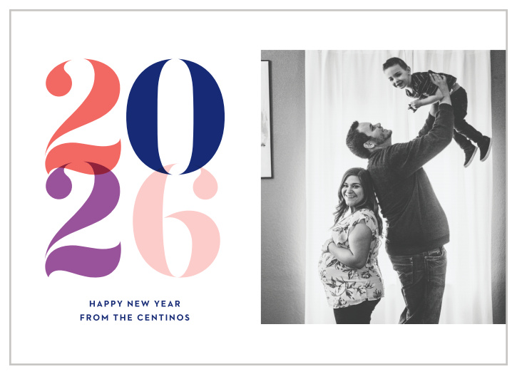 Share your holiday joy with your friends and family with our Los Angeles Celebration New Years Cards!