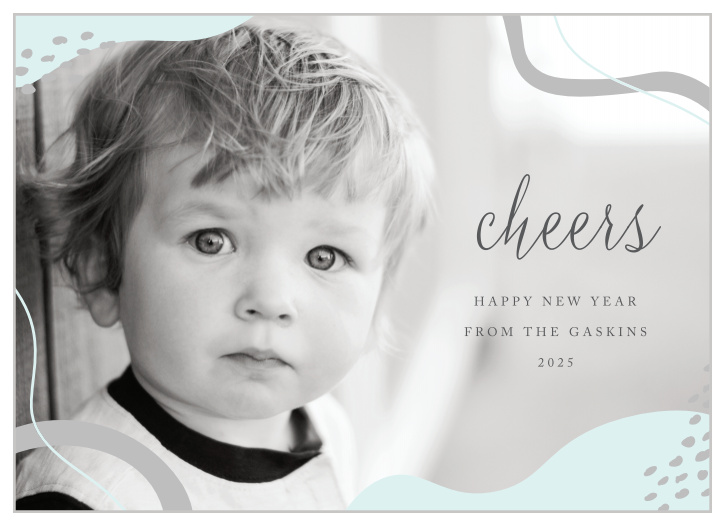 Cheers to the New Year with our Memphis Cheers New Years Cards.