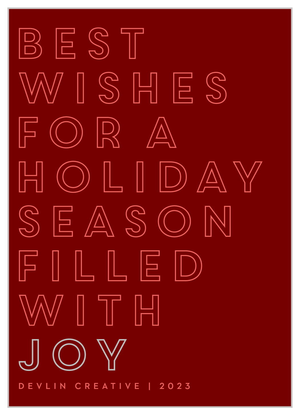 Highlight Joy Corporate Holiday Cards
