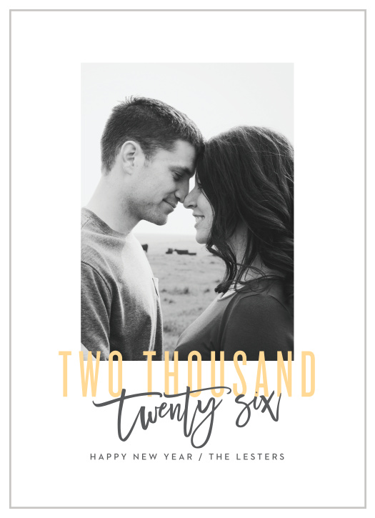 Ring in the new year with our Sedona Standard New Years Cards.