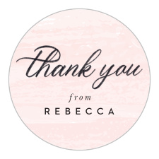 Let your family and friends know how much you appreciated their support during your bridal shower with our Watercolor Swash Bridal Shower Stickers.