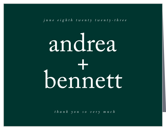 Our All The Names Bridal Shower Thank You Cards are a wonderful way to share your appreciation for the support from your family and friends!