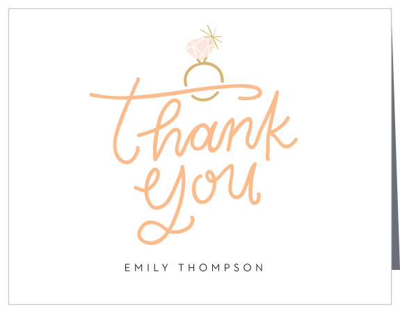 Our First Comes Love Bridal Shower Thank You Cards are the perfect way to show your appreciation for the support of your friends and family!
