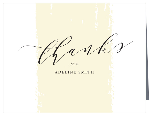 Our Soft Swash Shower Thank You Cards are the perfect way to gather your friends and family close for your pre-wedding fun!