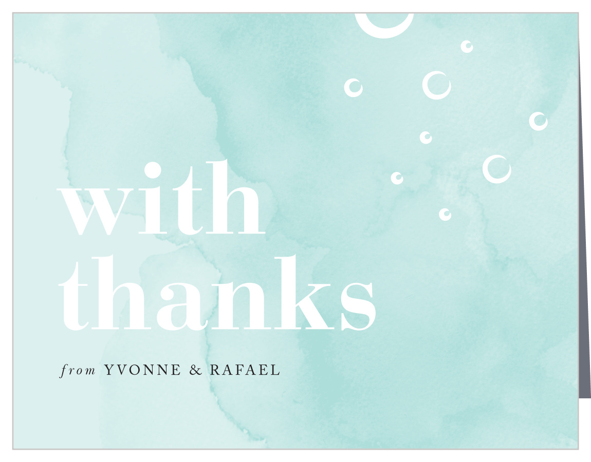 Eat Drink Bridal Shower Thank You Cards