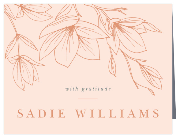 Our Magnolia Branches Bridal Shower Thank You Cards are the perfect way to show your appreciation for the support of your friends and family!