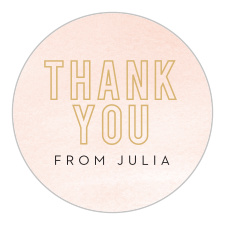 Gift your closest friends and family with a memento of your celebration with our Mod Type Stack Bridal Shower Stickers.