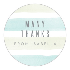 Our Sorbet Stripes Bridal Shower Stickers are the perfect finishing touch to your bridal shower invitations!
