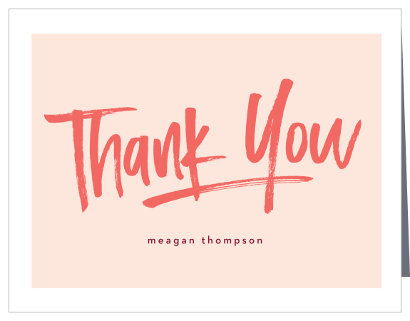 Our Brunch Bubbly Bridal Shower Thank You Cards are sure to be a hit with your family and guests after your shower!