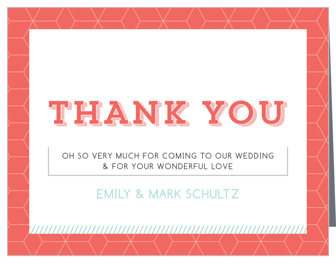 Ticket Wedding Thank You Cards