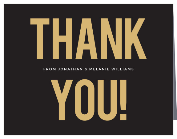 Let your family and friends know how much you appreciated their support with the classic look of our Brews I Dos Bridal Shower Thank You Cards.