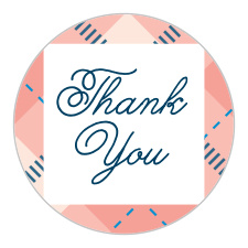 Choose our Plaid Couple Bridal Shower Stickers to complete your party theme! 