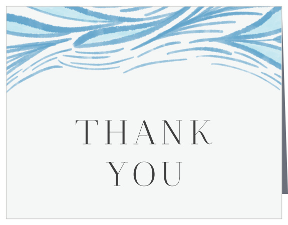 Send your gratitude to all those who participated in your pre-wedding festivities with out Soft Edges Bridal Shower Thank You Cards!