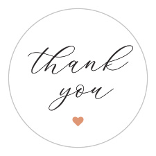 Choose our Golden Hearts Bridal Shower Stickers for an elegant and modern detail!