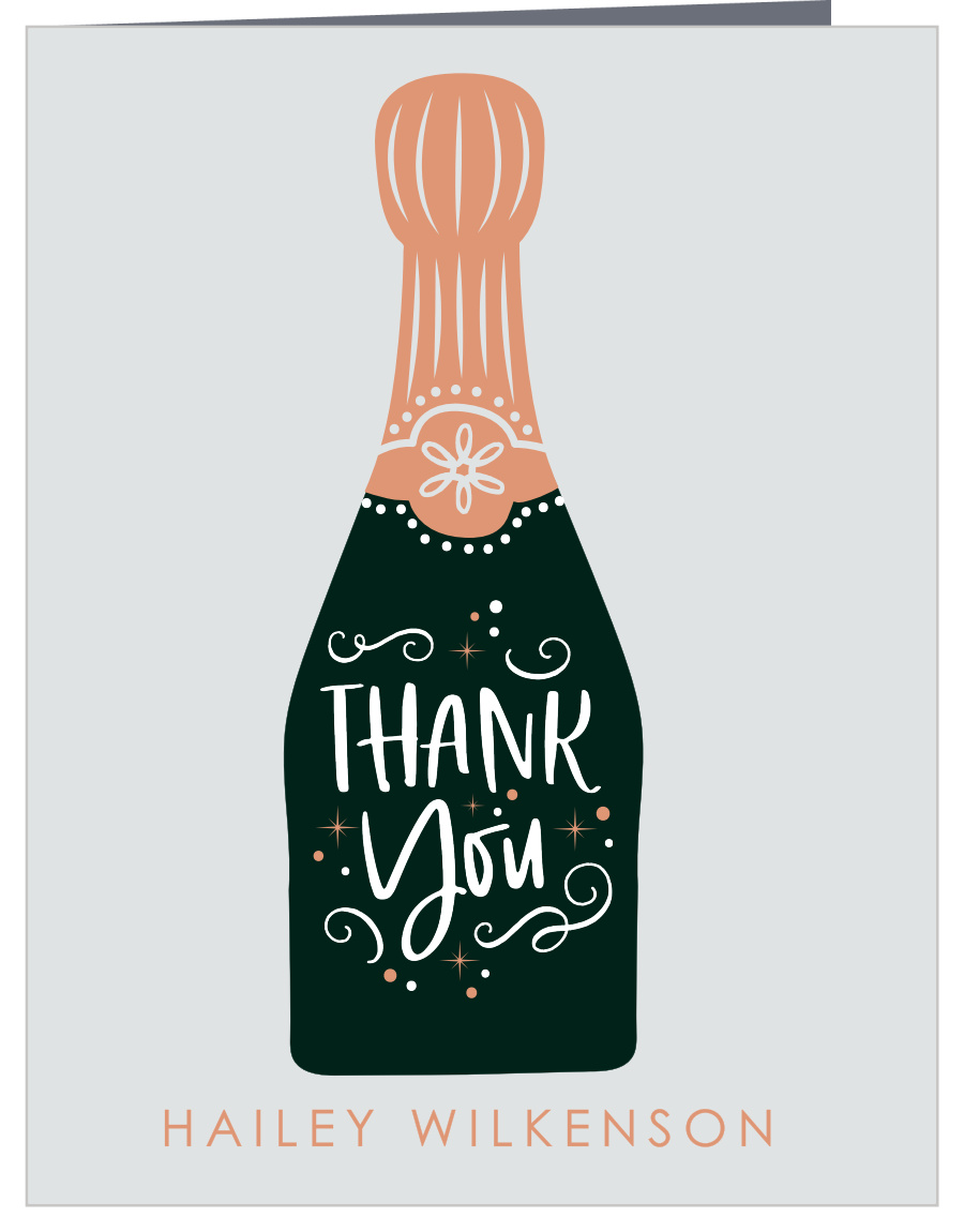 Sip Sip Bridal Shower Thank You Cards