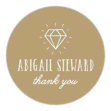 Get ready to celebrate in style with our Brimming Bubbly Bridal Shower Stickers.