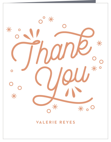 Send a stylish 'thank you' to all your best friends with our Bubbly Bottle Bridal Shower Thank You Cards.