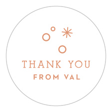 Add our Bubbly Bottle Bridal Shower Stickers to your pre-ceremony festivities!