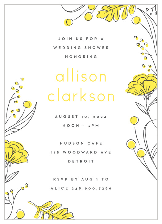 Our stylish Mod Meadow Bridal Shower Invitations are just what you need!
