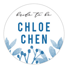 Add something special to your pre-wedding festivities with our Monochrome Florals Bridal Shower Stickers! 