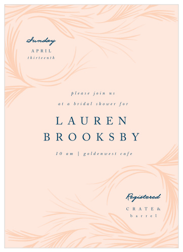 Set the stage for your perfect event with our Garden Bliss Bridal Shower Invitations.