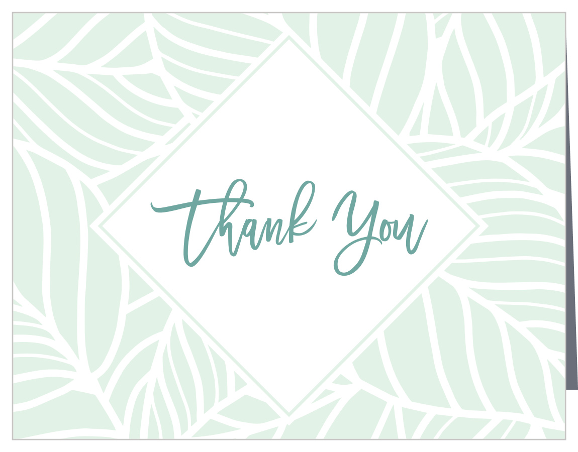 Fresh Vibes Bridal Shower Thank You Cards