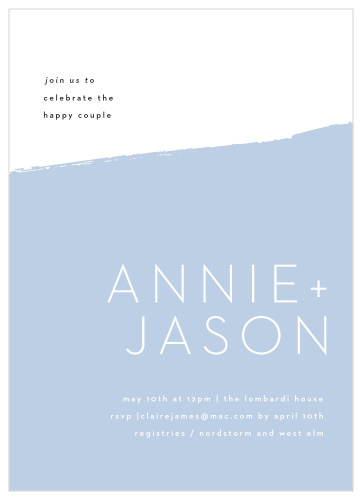 Let your friends help with a new chapter in life with our modern Soft Color Pop Bridal Shower Invitations.