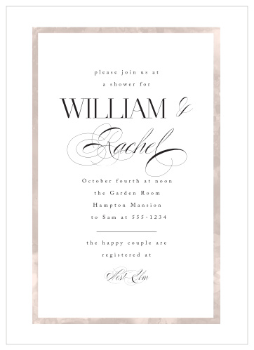Set the stage for your perfect event with our Garden Bliss Bridal Shower Invitations.