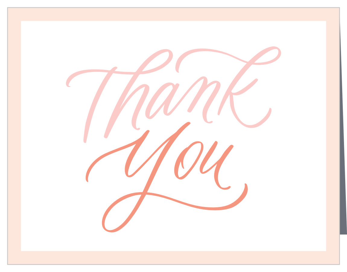 Mod Love Bridal Shower Thank You Cards