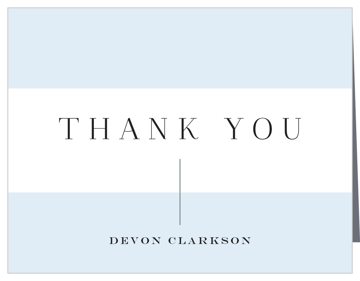 Modern Details Bridal Shower Thank You Cards by Basic Invite