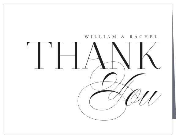 Show your appreciation in style with our Pure Elegance Bridal Shower Thank You Cards