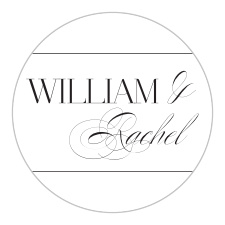 Add a personalized touch with our Pure Elegance Bridal Shower Stickers. 