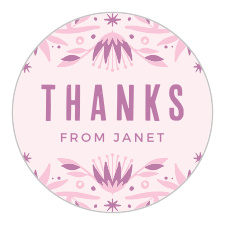 Get ready to celebrate with our fun Boho Border Bridal Shower Stickers! 