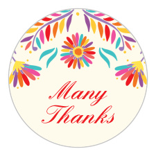 Get ready to celebrate with our festive Fiesta Otami Bridal Shower Stickers!