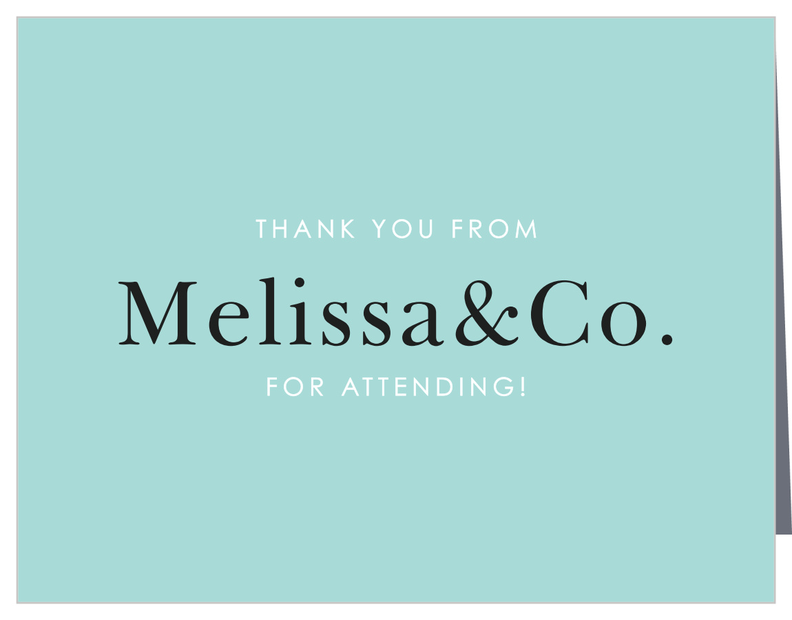Shower & Co Bridal Shower Thank You Cards
