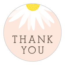 Add a personalized touch to your bridal shower invitation with our Dainty Daisies Bridal Shower Stickers.