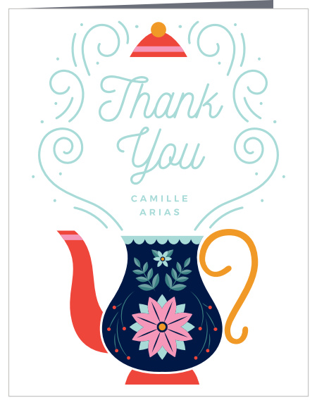 Send a token of appreciation with our Bridal Tea Bridal Shower Thank You Cards.