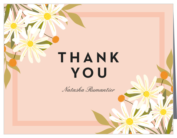 Our Daisy Bunch Bridal Shower Thank You Cards are the perfect way to show your appreciation for the support of your friends and family!