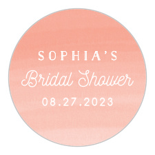 Our Floral Umbrella Bridal Shower Stickers are the perfect finishing touch for your bridal shower thank you cards or invitations!