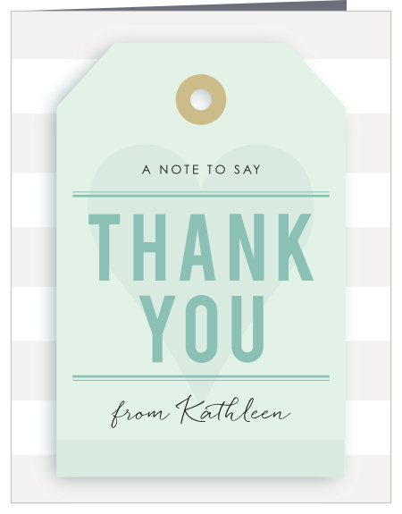 Let your close family and friends know how much you appreciated their support with our Travel Ticket Bridal Shower Thank You Cards!