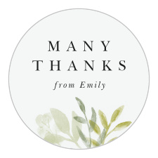 Our Rustic Watercolor Bridal Shower Stickers are a lovely design to show your appreciation for all those who attended your shower!