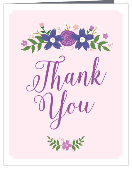 Introducing our Tea Florals Bridal Shower Thank You Cards